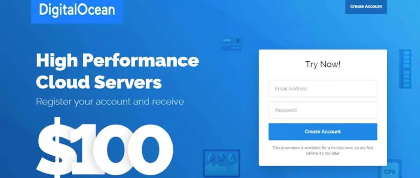 $100 FREE DigitalOcean Credit FREE $100 DigitalOcean Credit