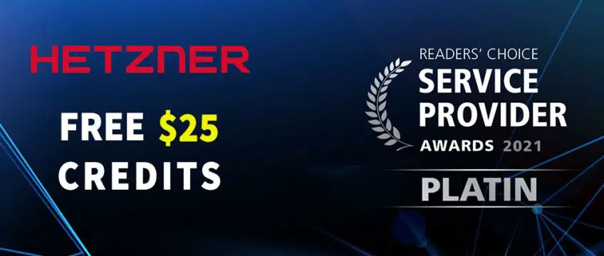 $25 Free Promo Credits hetzner
